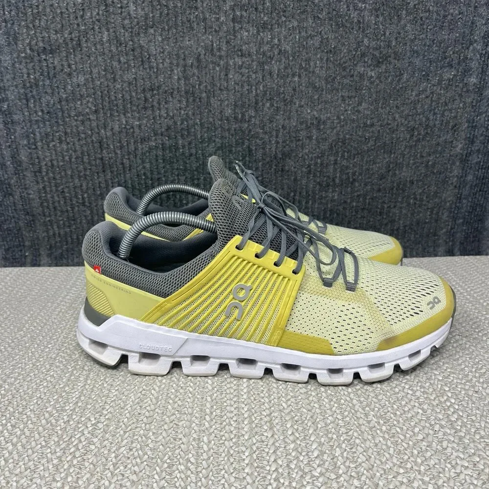On Cloud Cloudswift Limelight Rock Yellow Grey Athletic Running Shoes Mens 10.5